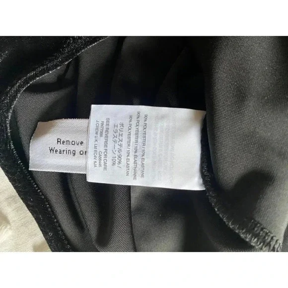 Madewell Bodysuit Women’s Small Black Velvet - Picture 6 of 9